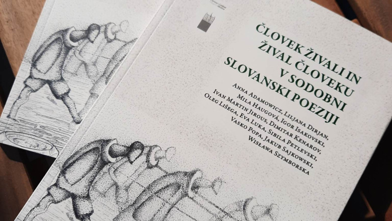 Antologija Človek žival in žival človeku v sodobni slovanski poeziji. Fotografija Jana Šnytová.