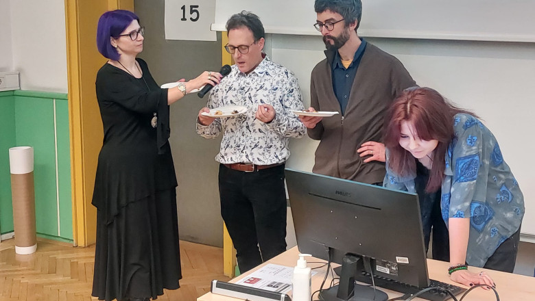 Utrinek z letošnjega Anglističnega dne (foto: Andreja Drašler)